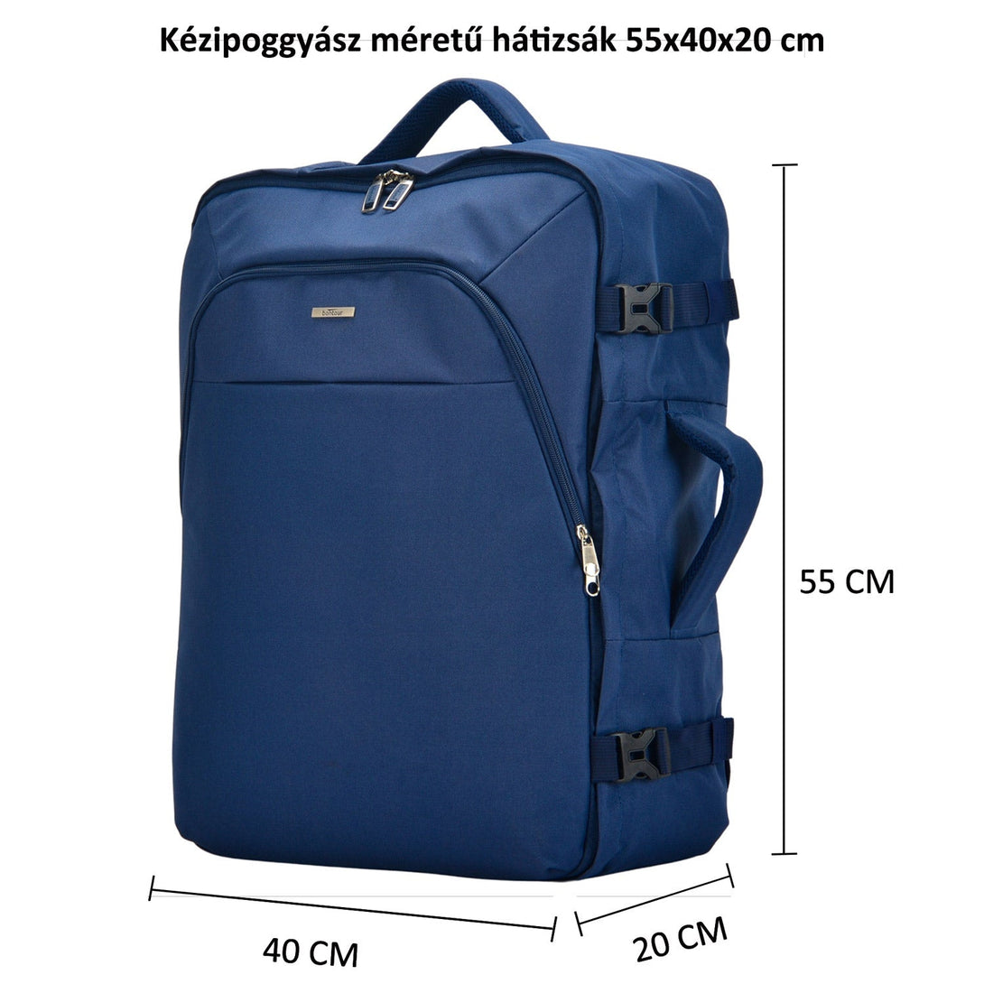 Bontour Air putni ruksak, ručna prtljaga kabinske veličine 55x40x20 cm,plavi | BONTOUR-Vasdom.hr