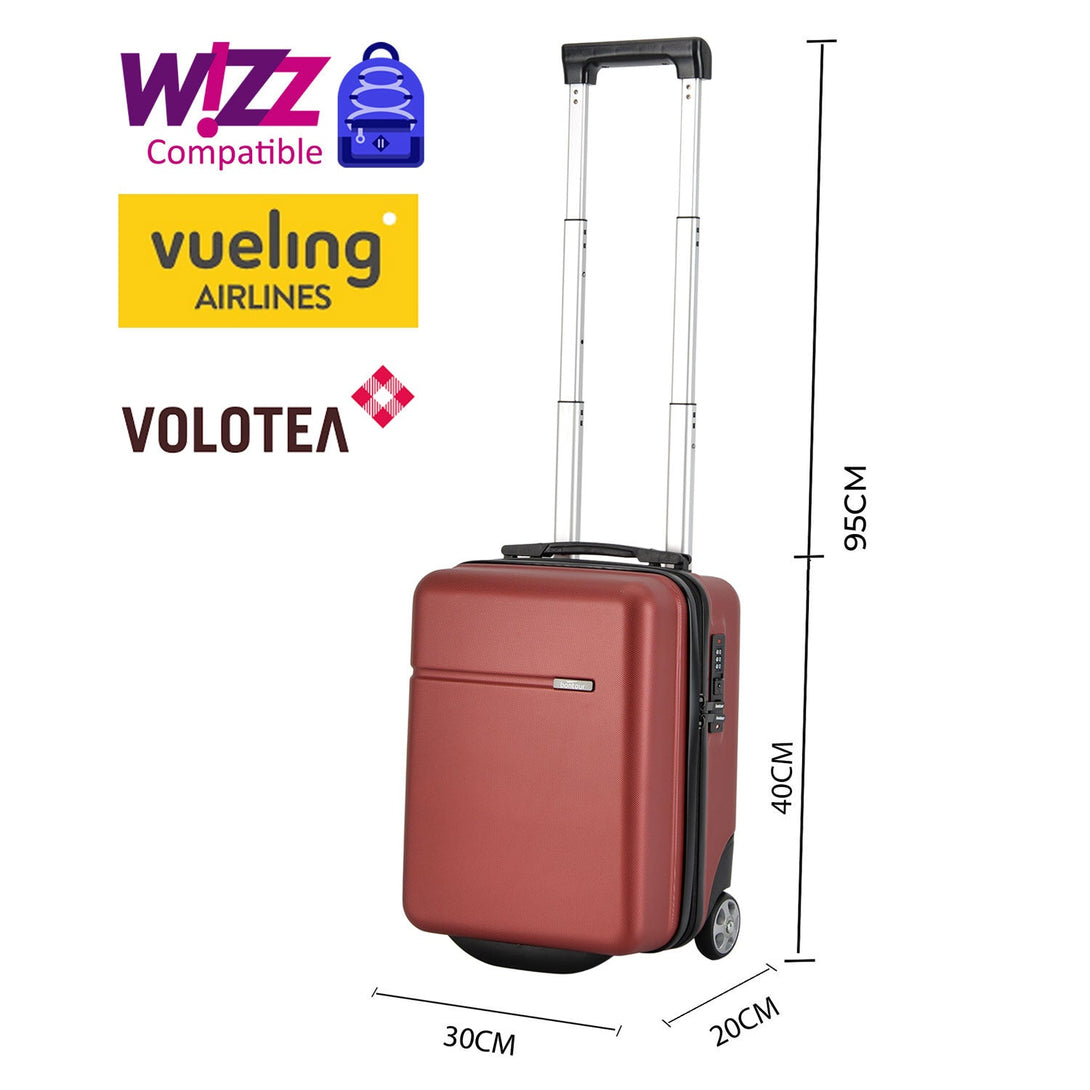 CabinOne kabinski kofer WIZZAIR (40x30x20 cm)- bordo boje | BONTOUR-Vasdom.hr