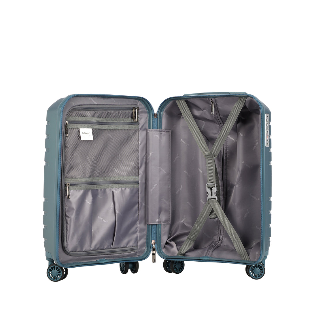 "CHARM" set od 3 kofera na 4 kotača sa TSA bravom, ledeno plavi | BONTOUR-Vasdom.hr