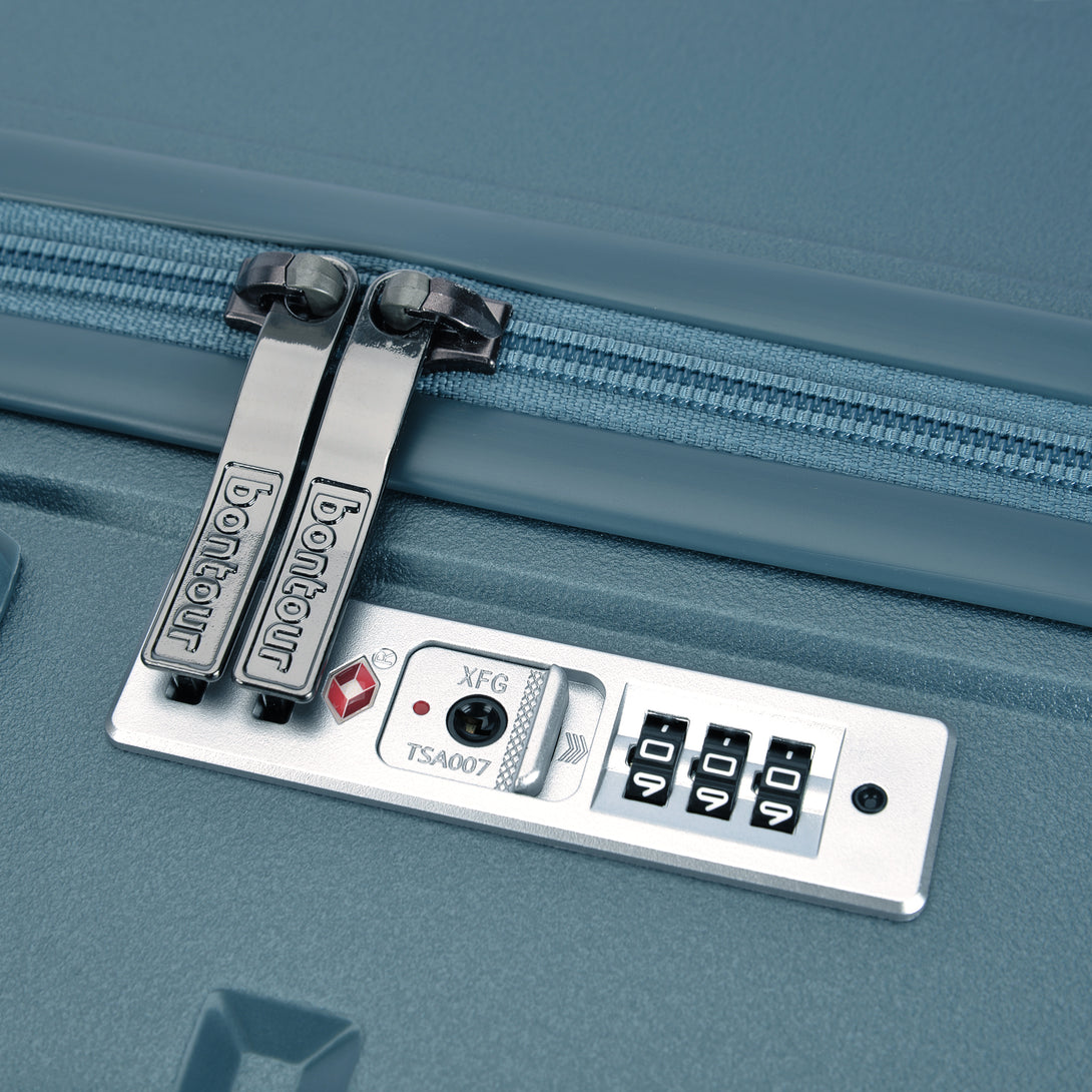 "CHARM" set od 3 kofera na 4 kotača sa TSA bravom, ledeno plavi | BONTOUR-Vasdom.hr