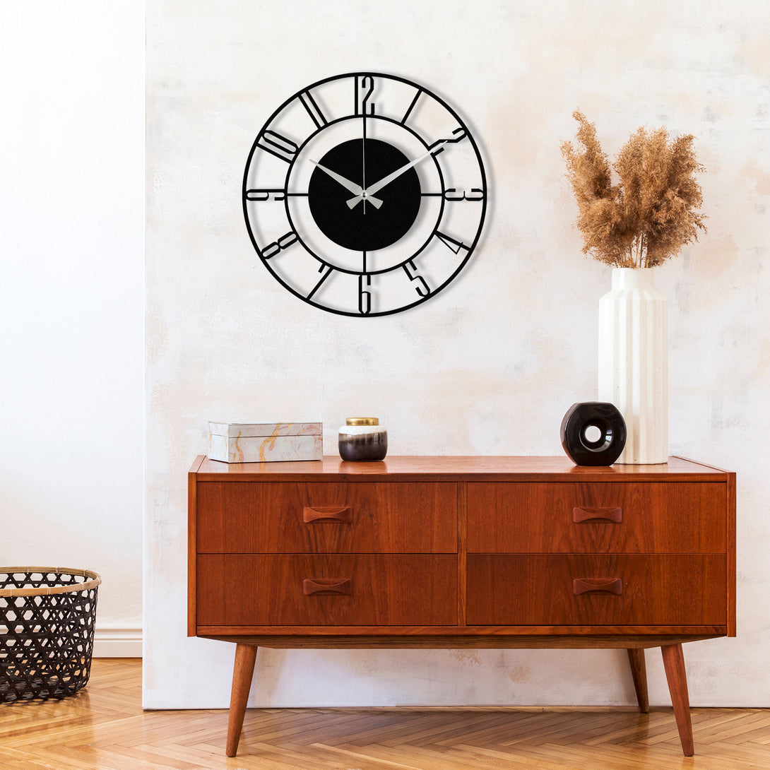 Dekorativni metalni zidni sat, Enzoclock - S011-Vasdom.hr
