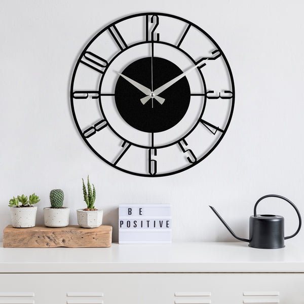 Dekorativni metalni zidni sat, Enzoclock - S011-Vasdom.hr