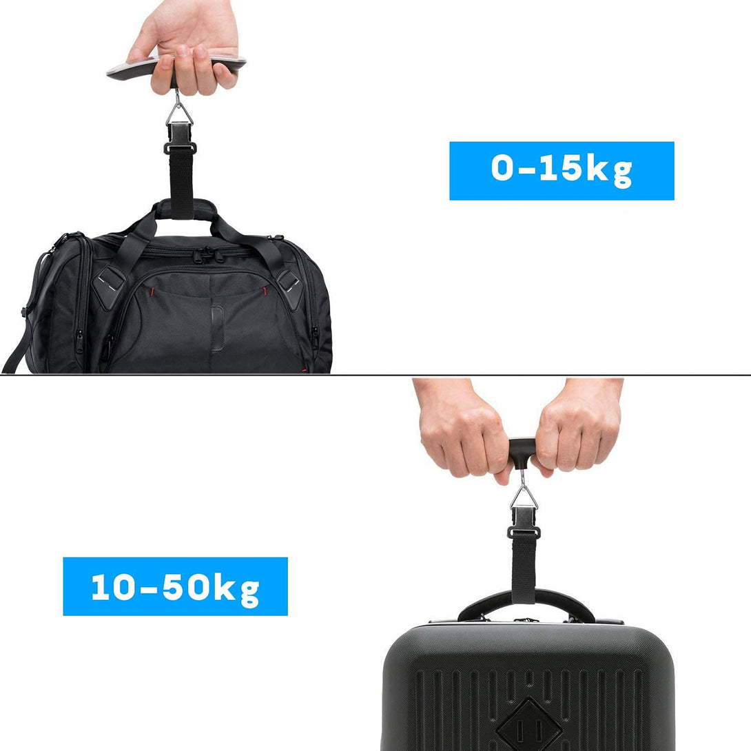 Digitalna, ručna vaga za prtljagu, LCD zaslon, maksimalna težina do 50 kg | BONTOUR-Vasdom.hr