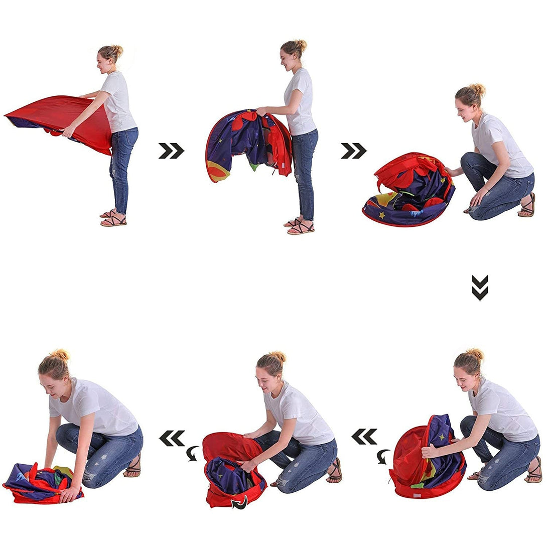 Dječji šator, šator za igru 101 cm promjera x 120 cm | SONGMICS-Vasdom.hr