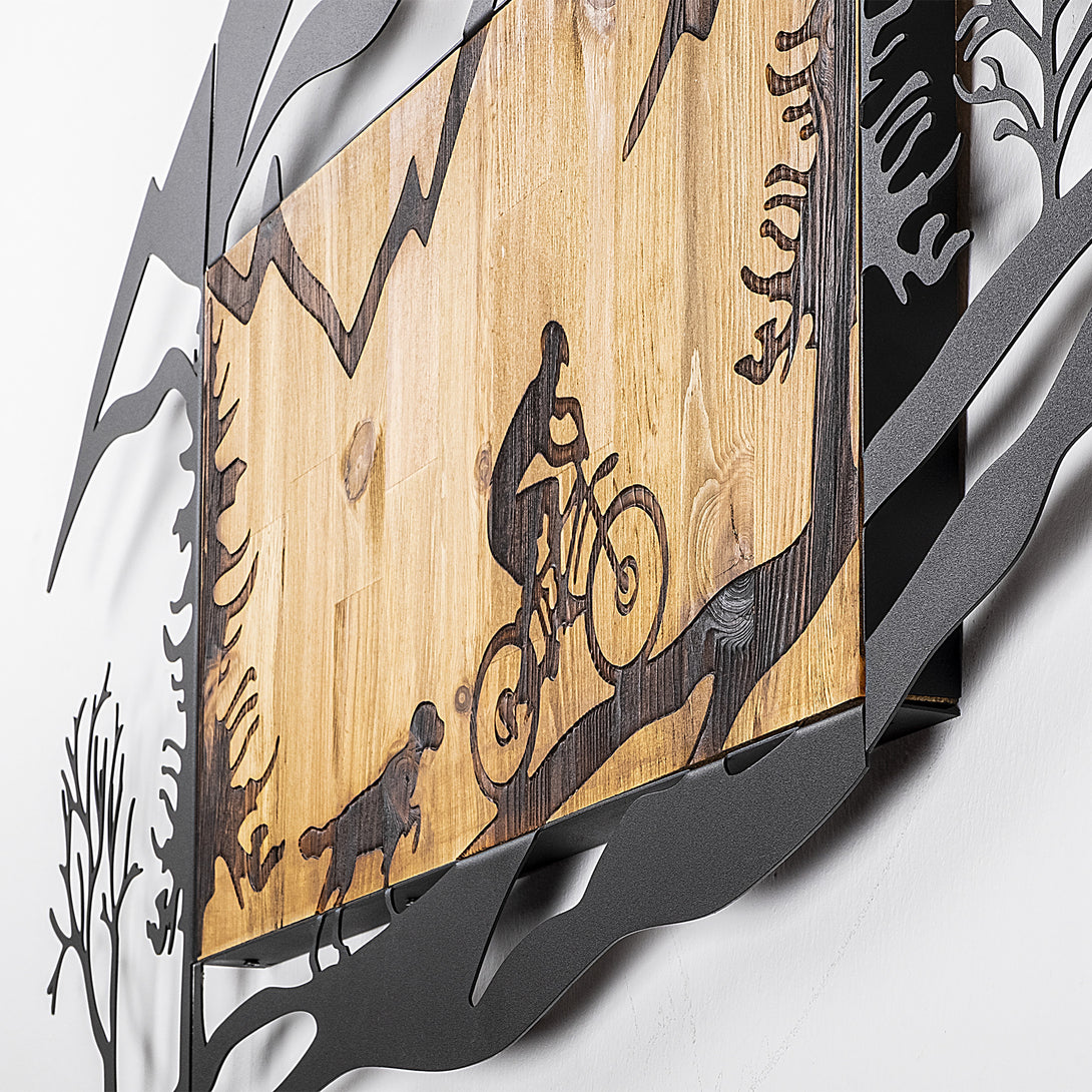 Fa Zidna dekoracija, Bicycle Riding in Nature 1-Vasdom.hr