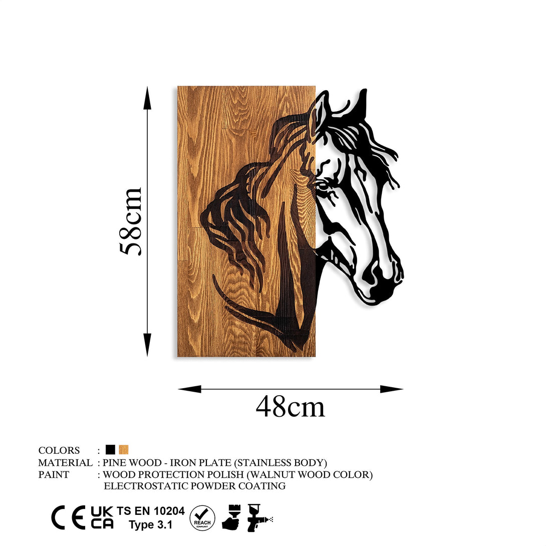 Fa Zidna dekoracija, Horse 1-Vasdom.hr