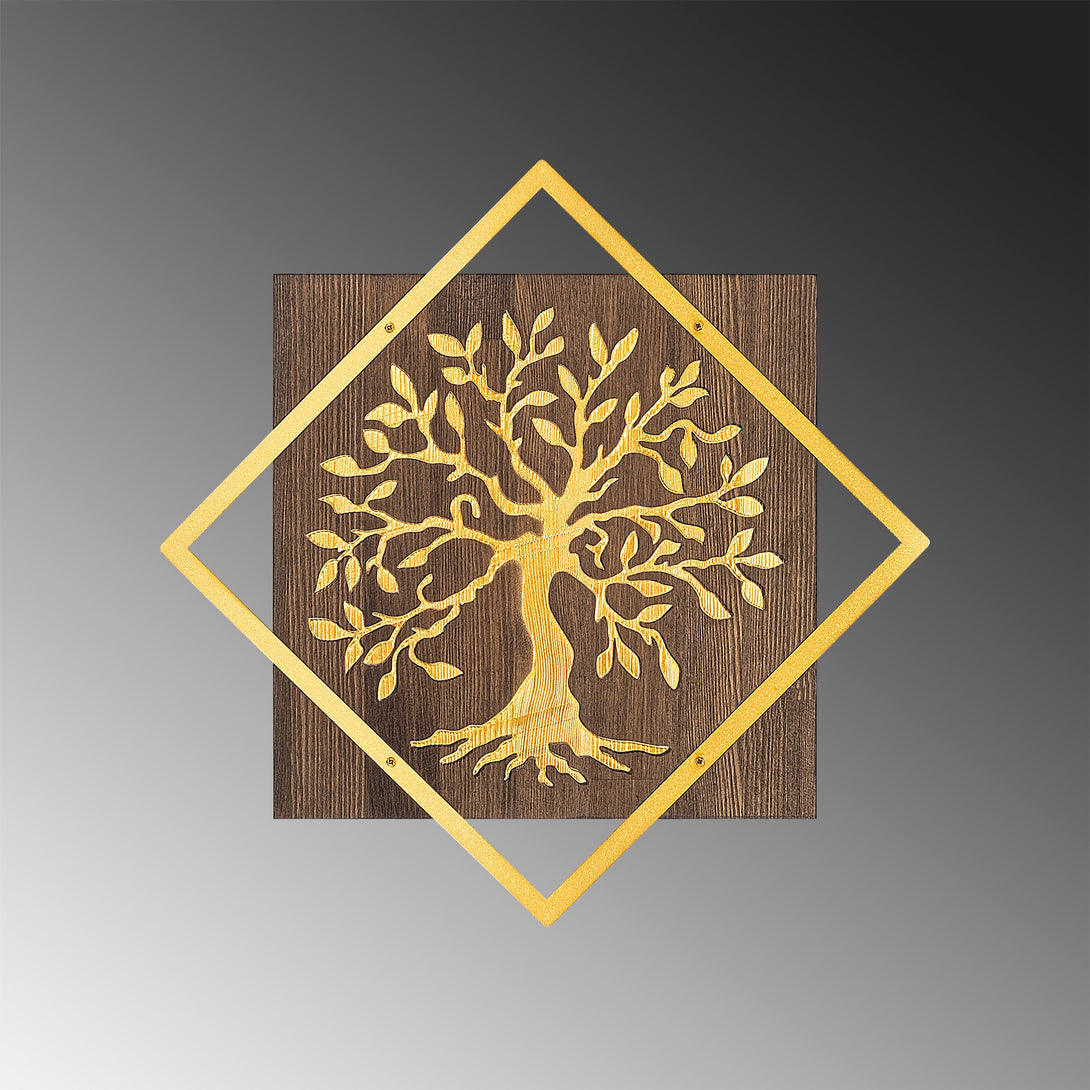 Fa Zidna dekoracija, Tree v2 - Gold-Vasdom.hr