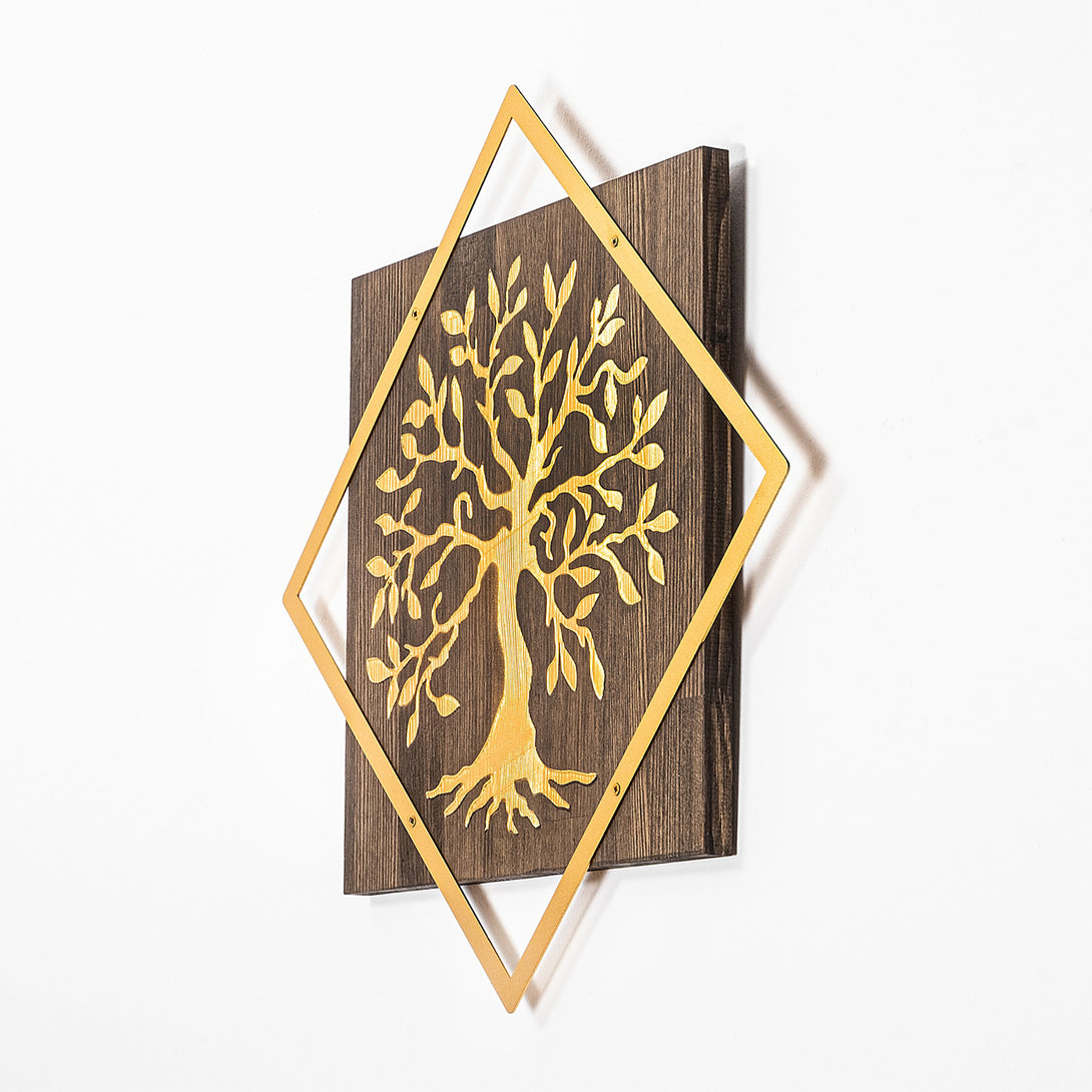 Fa Zidna dekoracija, Tree v2 - Gold-Vasdom.hr