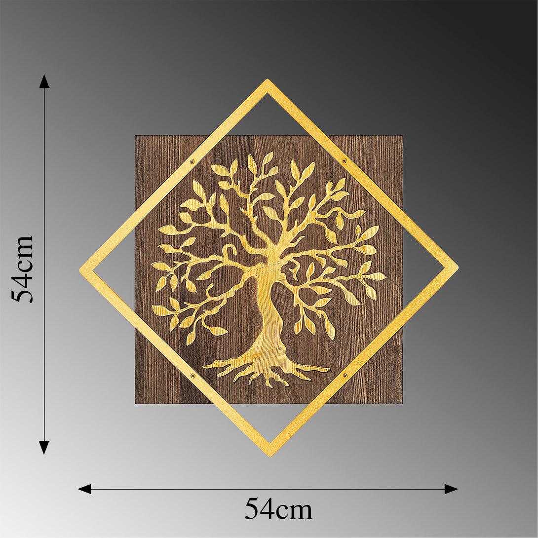 Fa Zidna dekoracija, Tree v2 - Gold-Vasdom.hr