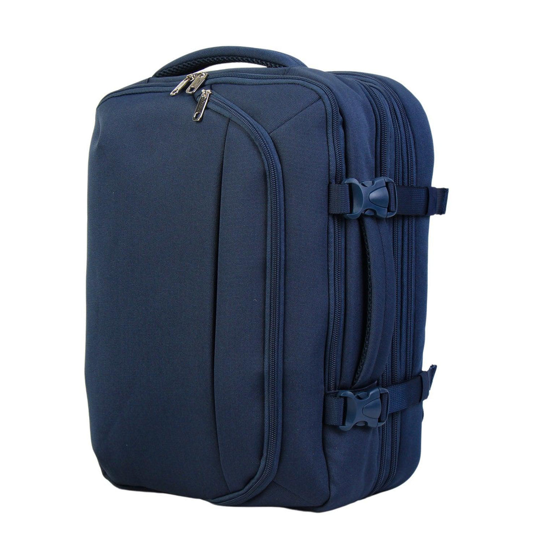 FlexiGo proširivi putni ruksak, ručna prtljaga WizzAir veličine 40x30x20 cm, plavi | BONTOUR-Vasdom.hr