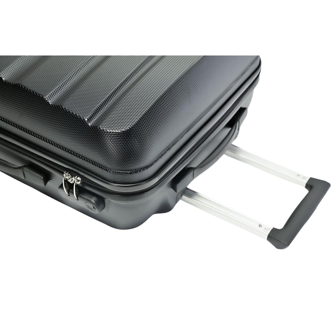 HORIZONTAL srednji kofer na 4 kotača s bravom, 67 x 44 x 26 cm, crni | BONTOUR-Vasdom.hr