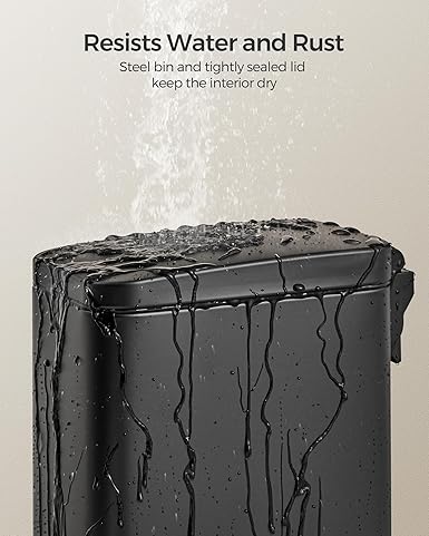 Kanta za otpad kapaciteta 10 litara, 38,3 x 17 x 35 cm, crna | SONGMICS-Vasdom.hr