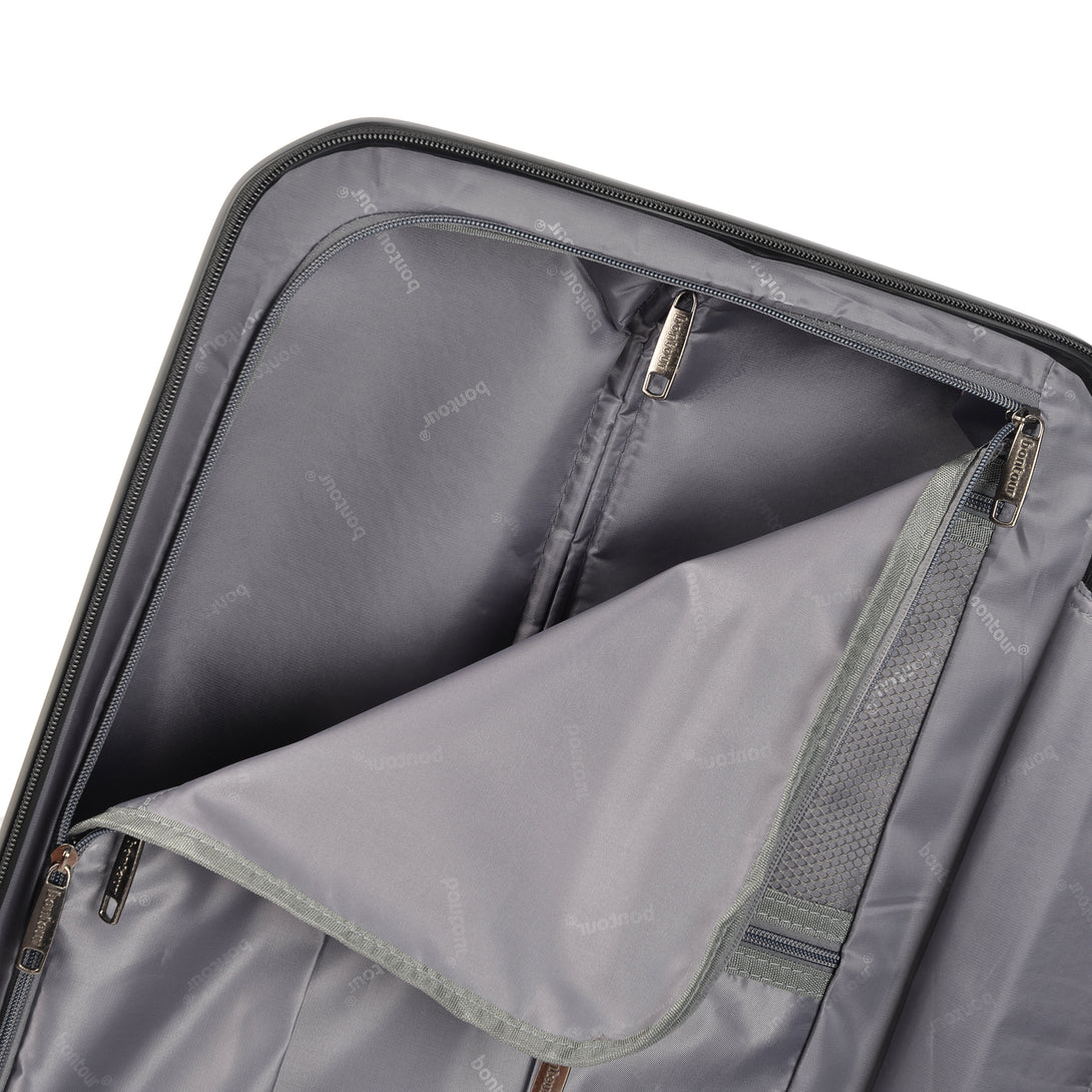 Kofer "CHARM" na 4 kotača s TSA bravom, veličina S, crni | BONTOUR-Vasdom.hr