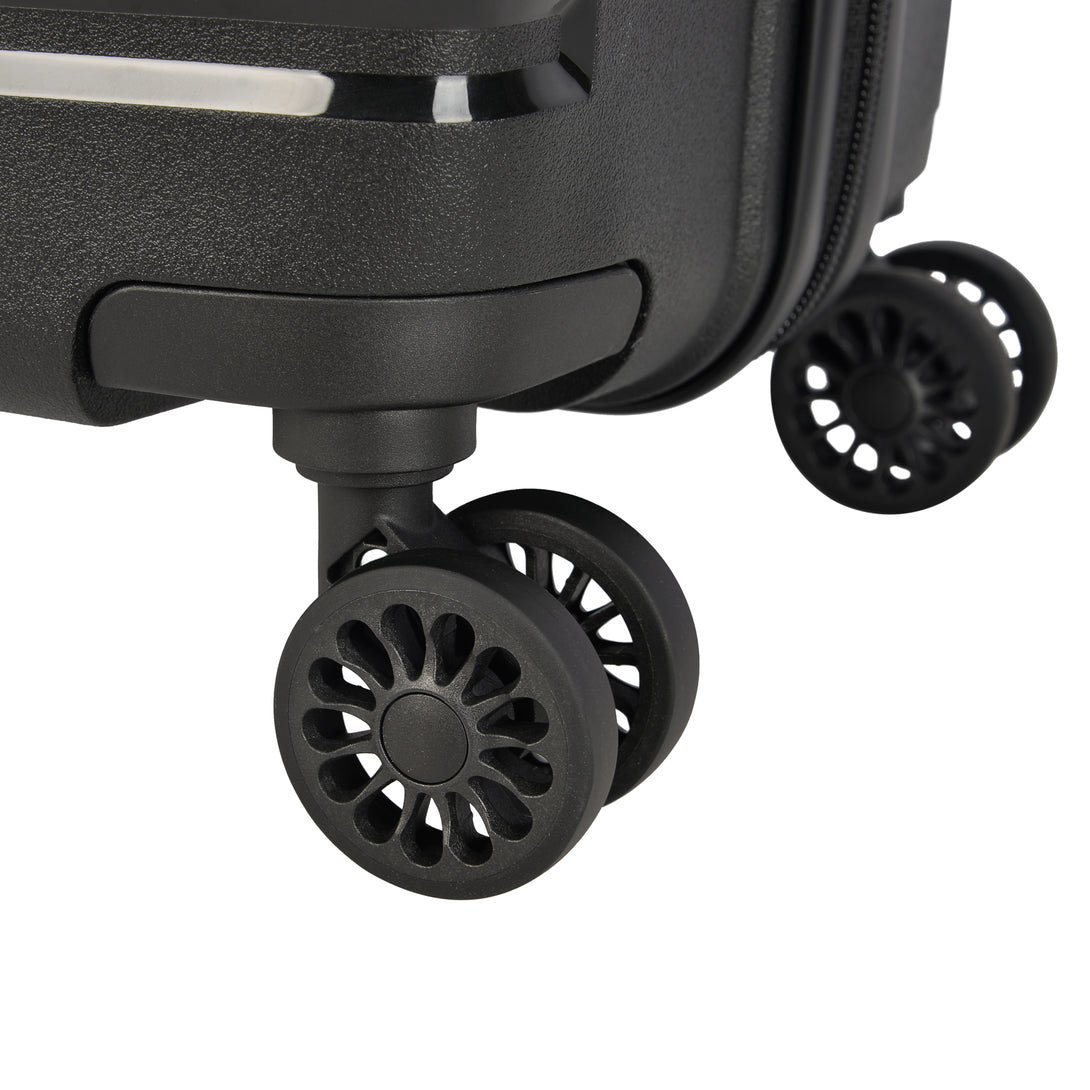 Kofer "CHARM" na 4 kotača s TSA bravom, veličina S, crni | BONTOUR-Vasdom.hr