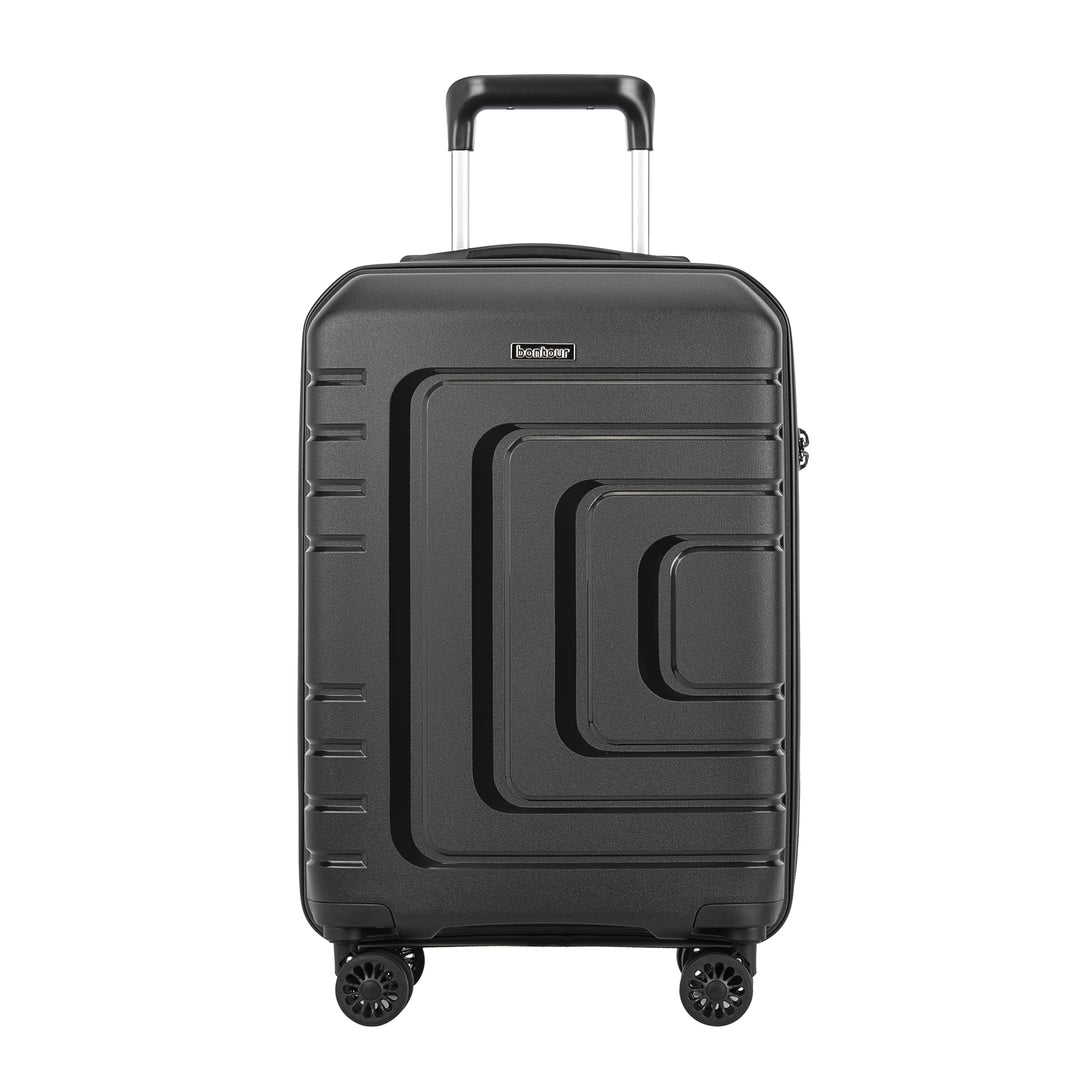 Kofer "CHARM" na 4 kotača s TSA bravom, veličina S, crni | BONTOUR-Vasdom.hr