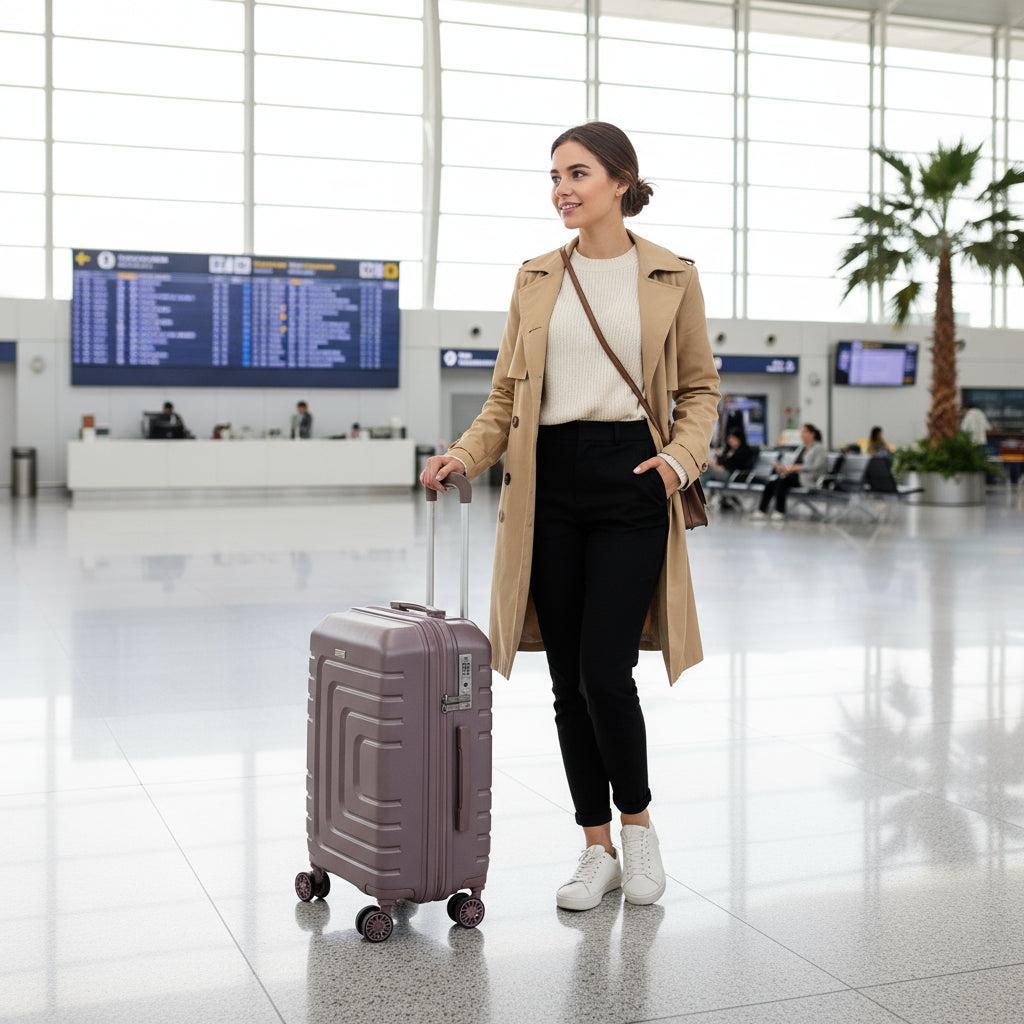 Kofer "CHARM" na 4 kotača s TSA bravom, veličina S, lavanda | BONTOUR-Vasdom.hr