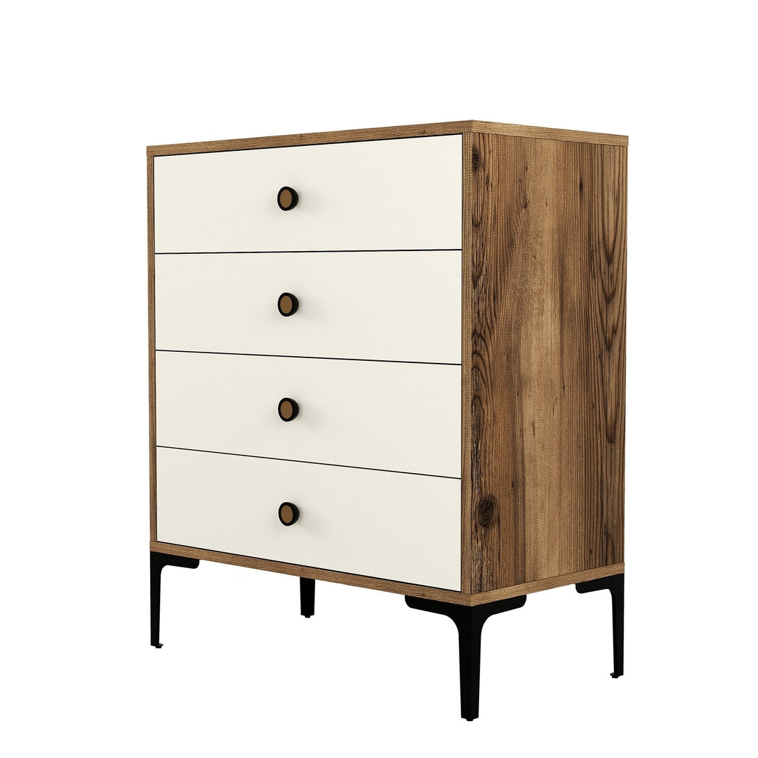 Komoda Lizbon 540 - Walnut, Cream-Vasdom.hr