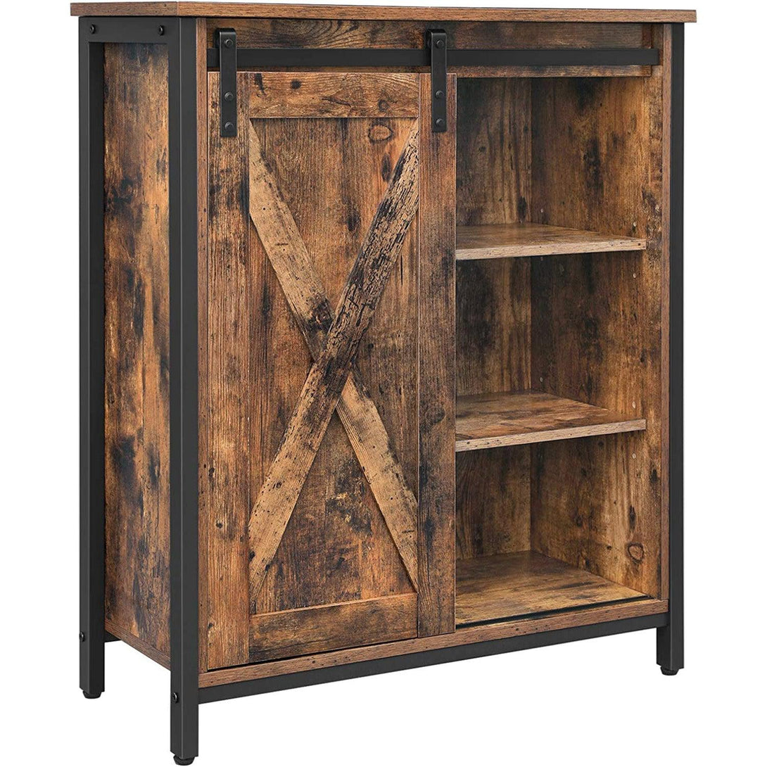 Komoda, Rustikalni kuhinjski element s kliznim vratima 70 x 30 x 80 cm | VASAGLE-Vasdom.hr