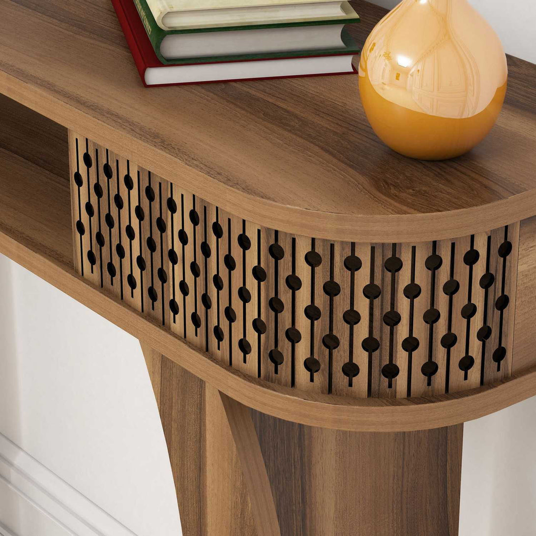 Konzolni stol Damla - Walnut-Vasdom.hr