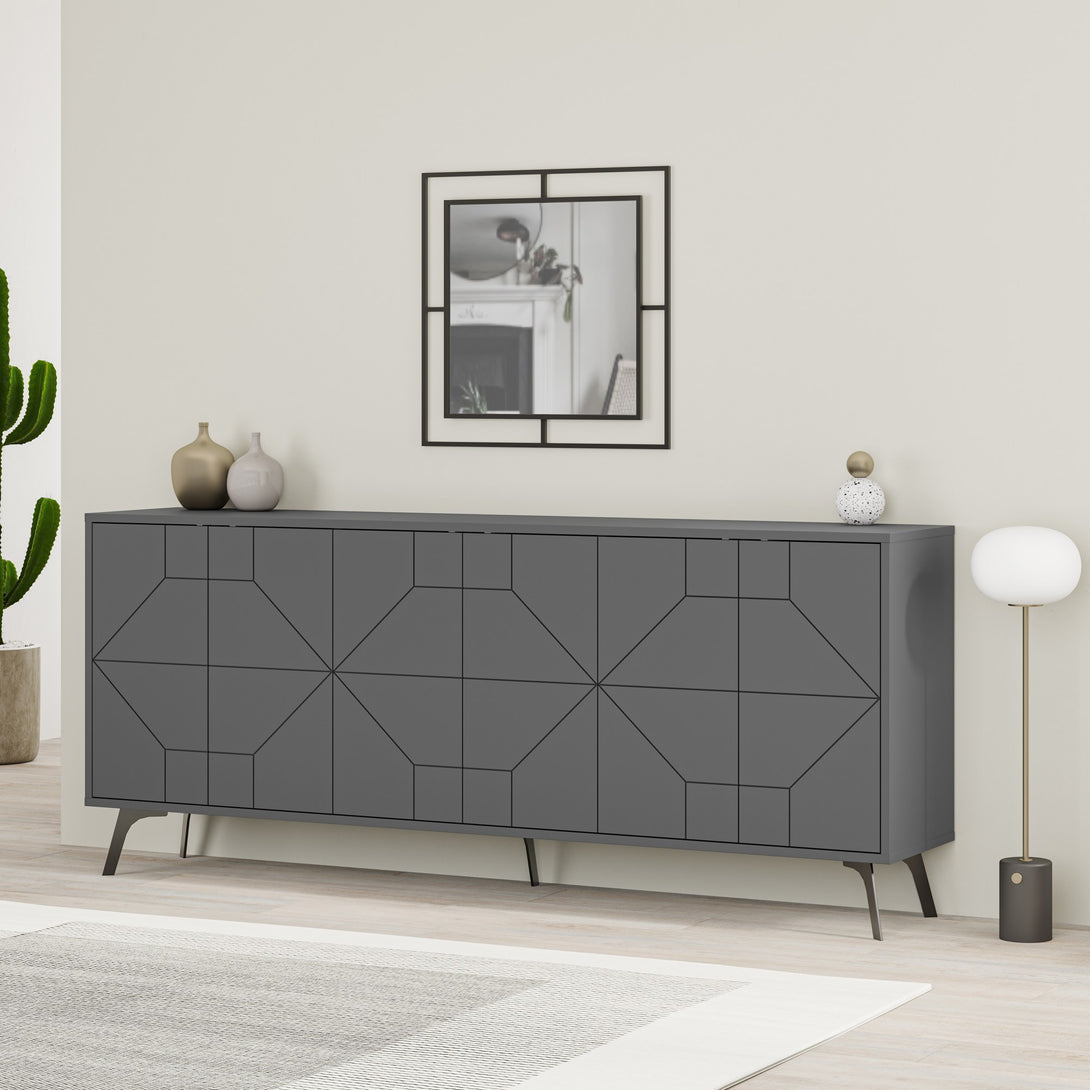 Konzolni stol Dune - Anthracite-Vasdom.hr