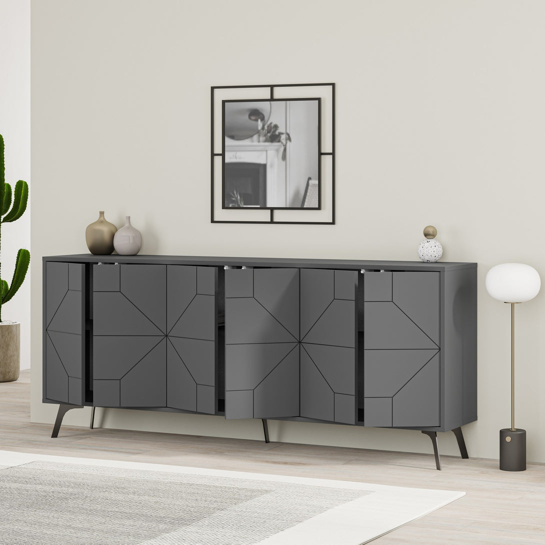 Konzolni stol Dune - Anthracite-Vasdom.hr