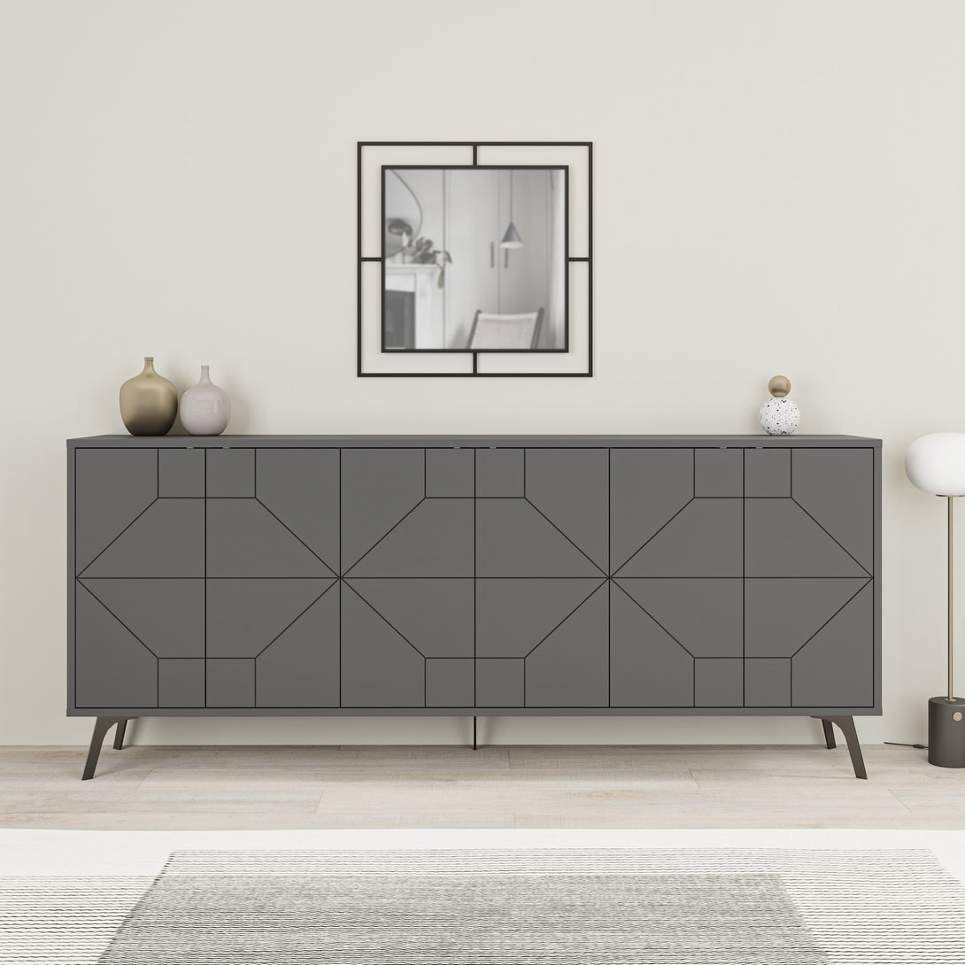 Konzolni stol Dune - Anthracite-Vasdom.hr