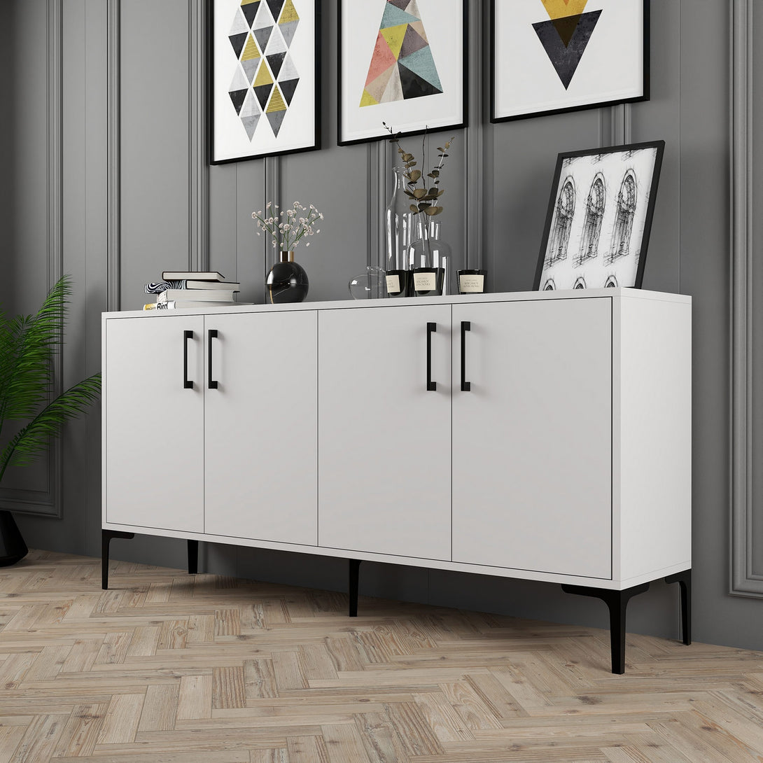 Konzolni stol Kiev 160 - White-Vasdom.hr