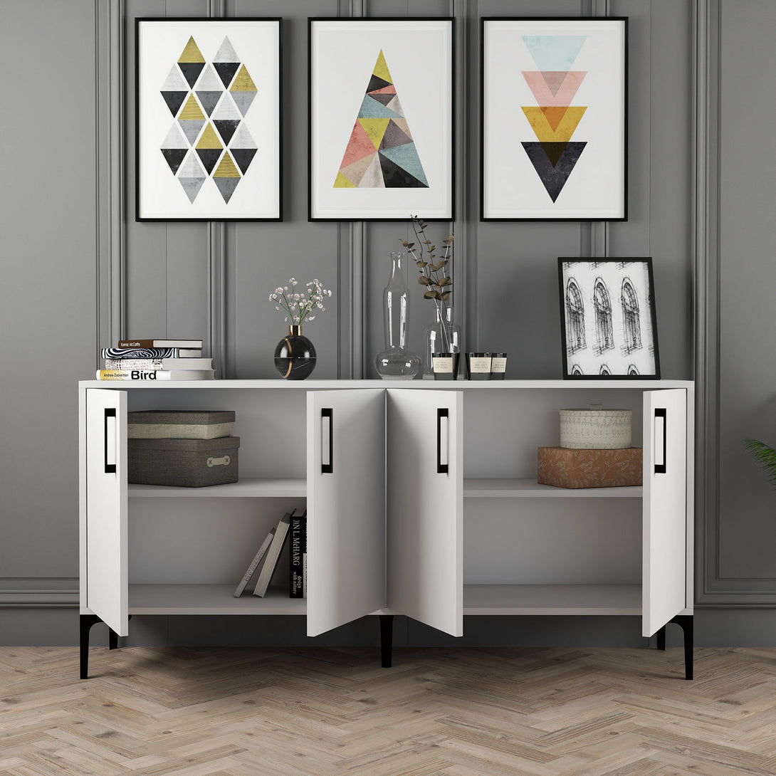 Konzolni stol Kiev 160 - White-Vasdom.hr