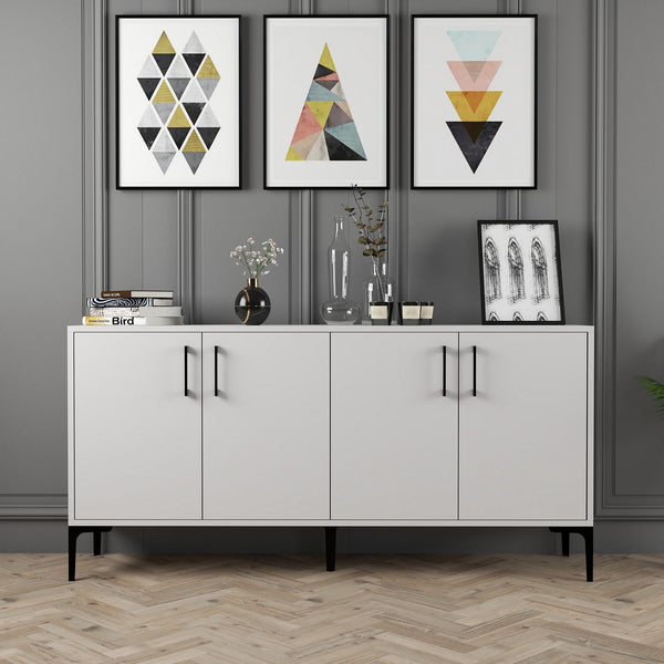 Konzolni stol Kiev 160 - White-Vasdom.hr