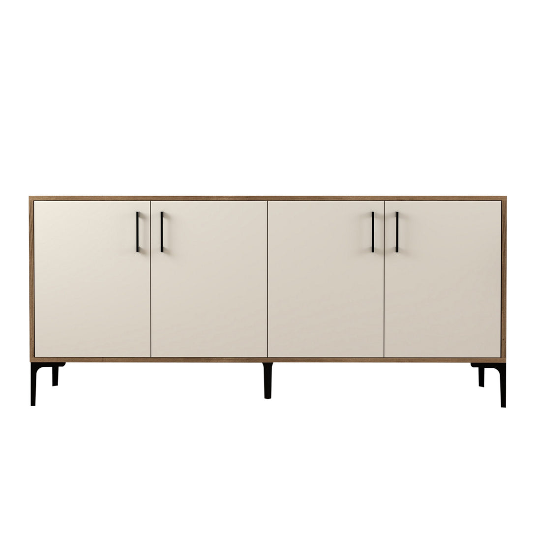 Konzolni stol Kiev - Walnut, Cream-Vasdom.hr