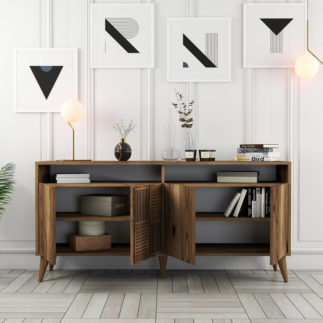 Konzolni stol Milan 160 - Walnut-Vasdom.hr