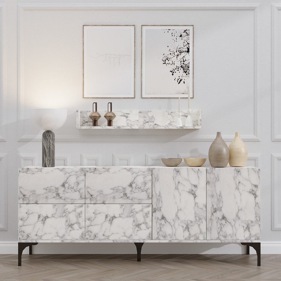 Konzolni stol Stella - Carrara Marble-Vasdom.hr