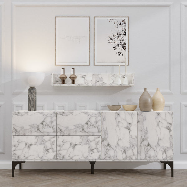 Konzolni stol Stella - Carrara Marble-Vasdom.hr