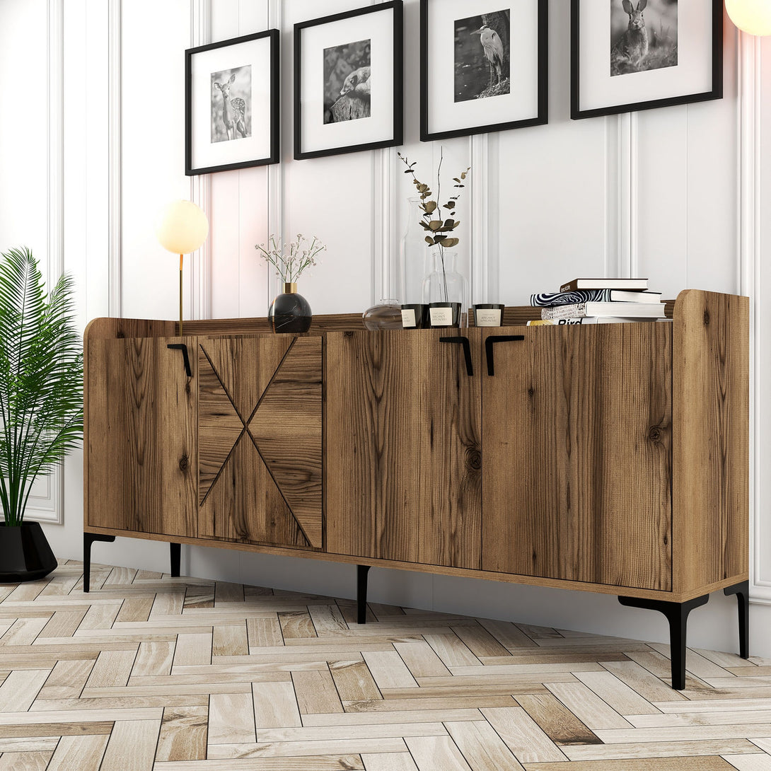 Konzolni stol Venedik - Walnut-Vasdom.hr