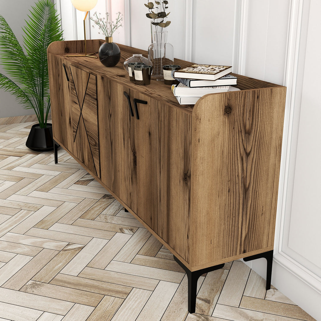 Konzolni stol Venedik - Walnut-Vasdom.hr