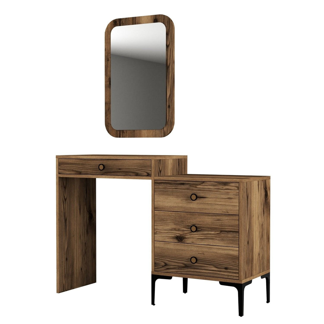 Kozmetički stolić Lizbon 546 - Walnut-Vasdom.hr