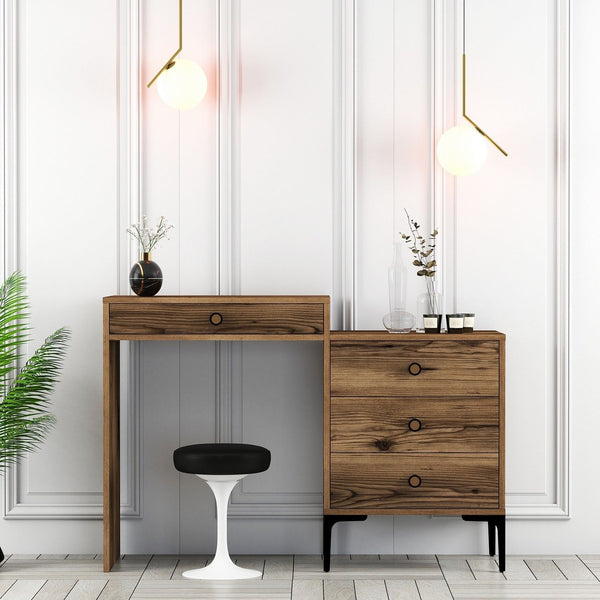 Kozmetički stolić Lizbon 553 - Walnut-Vasdom.hr