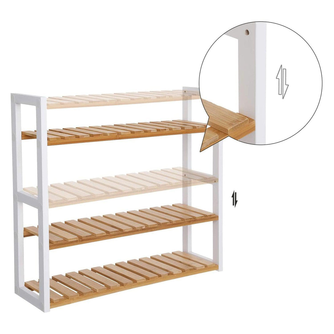 Kupaonska polica od bambusa u 3 razine 60 x 54 x 15 cm | SONGMICS-Vasdom.hr