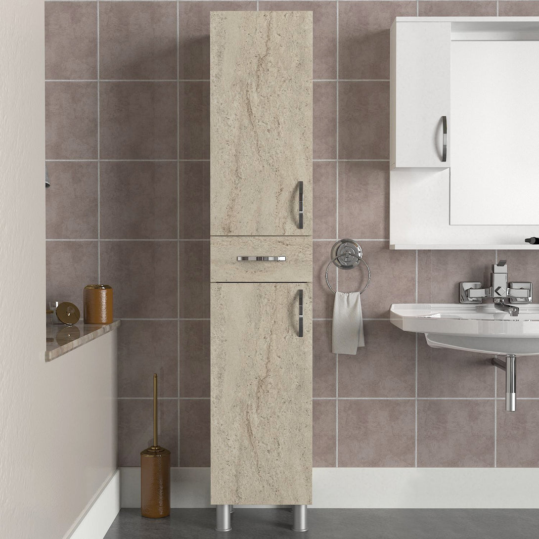 Kupaonski ormarić Selin 2 Doors 1 Drawer-Vasdom.hr