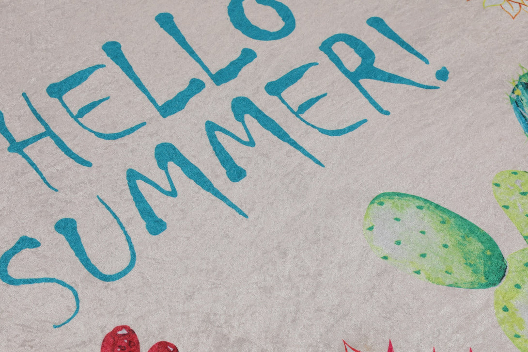 Kupaonski prostirač Hello Summer (140)-Vasdom.hr