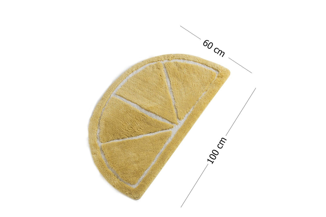 Kupaonski prostirač Limon - Žuta boja-Vasdom.hr