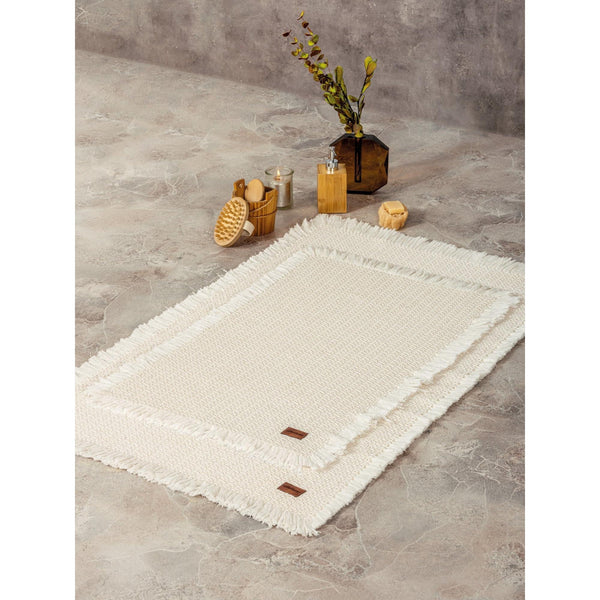 Kupaonski prostirač Postavi (2 kom) Bath Rug - Krema-Vasdom.hr