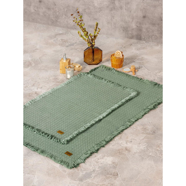 Kupaonski prostirač Postavi (2 kom) Bath Rug - Zelena-Vasdom.hr