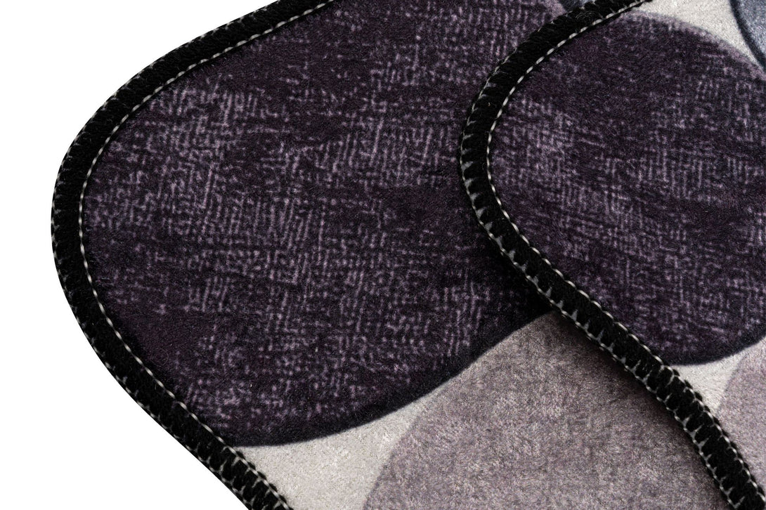 Kupaonski prostirač Postavi (2 kom) Circle - Purple-Vasdom.hr