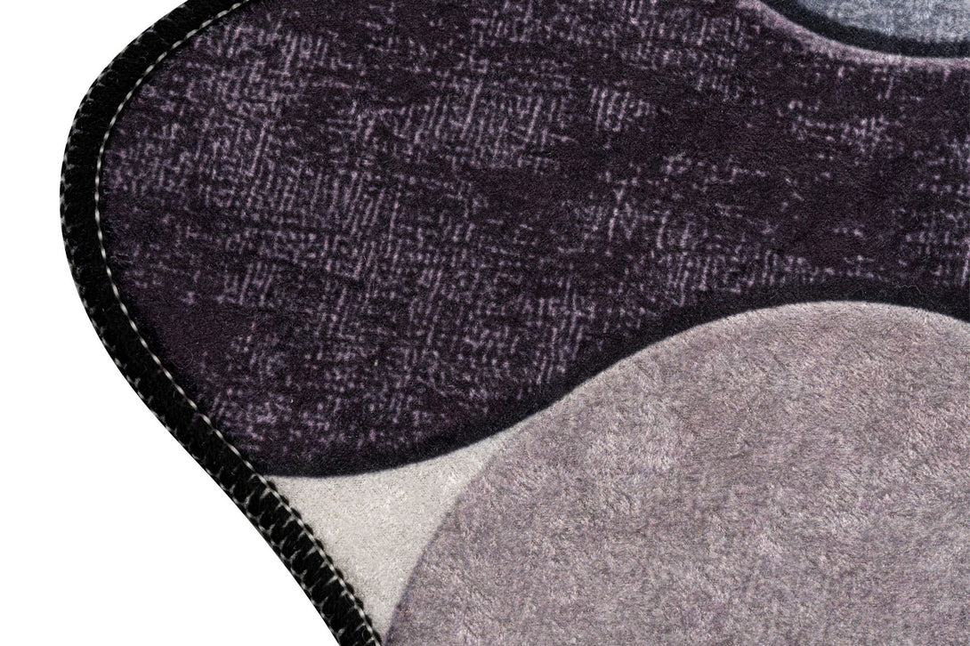 Kupaonski prostirač Postavi (2 kom) Circle - Purple-Vasdom.hr