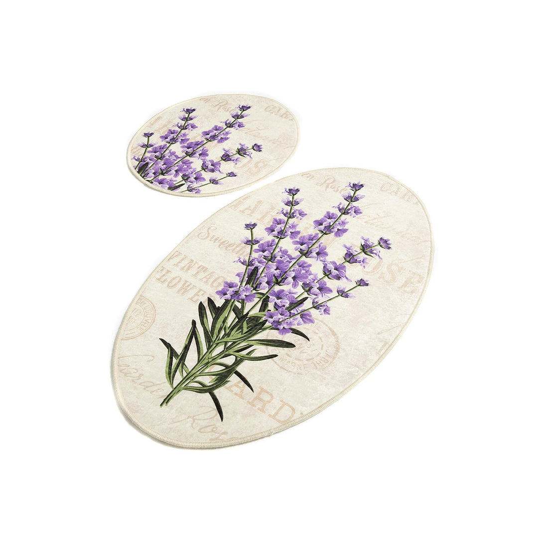 Kupaonski prostirač Postavi (2 kom) Lavender Djt-Vasdom.hr