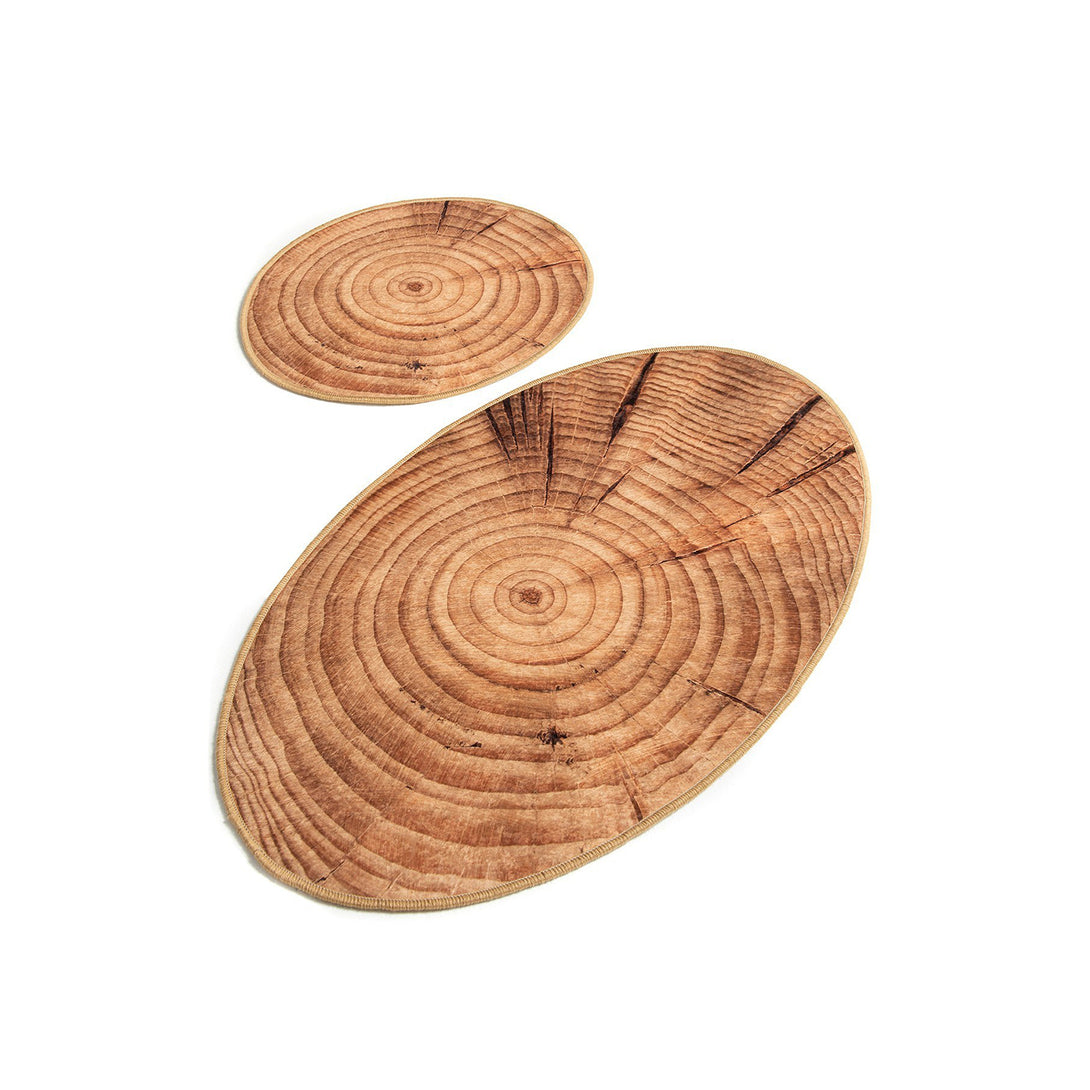 Kupaonski prostirač Postavi (2 kom) Wood Djt-Vasdom.hr
