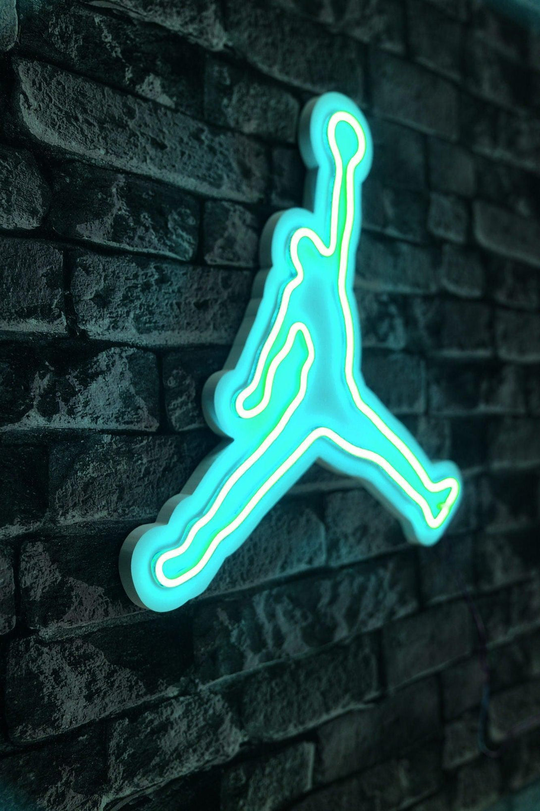 lastična zidna dekoracija s LED rasvjetom, Basketball - Blue-Vasdom.hr