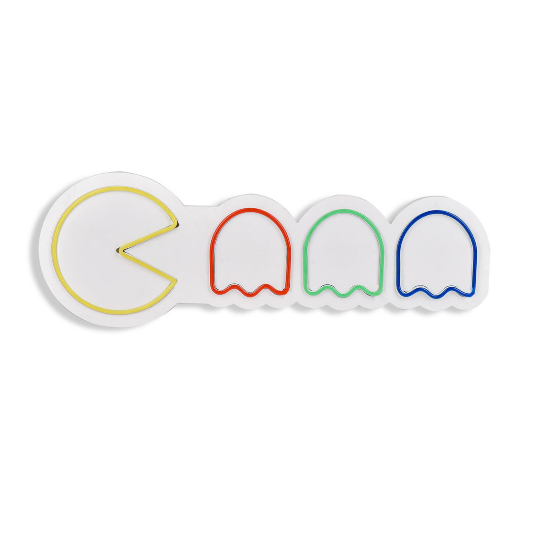 lastična zidna dekoracija s LED rasvjetom, Pacman - Multicolor-Vasdom.hr