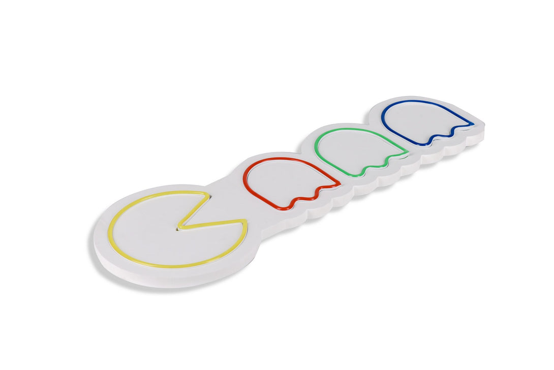 lastična zidna dekoracija s LED rasvjetom, Pacman - Multicolor-Vasdom.hr